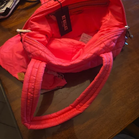 MZ Wallace Vibrant Pink Quilted Tote - Picture 5 of 5